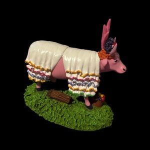 Lucille Ball edition Colorful Cow Figurine with Blanket